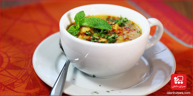 انواع سوپ ها در زبان ترکی استانبولی