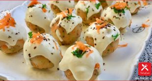 توپک سیب زمینی با سبزیجات