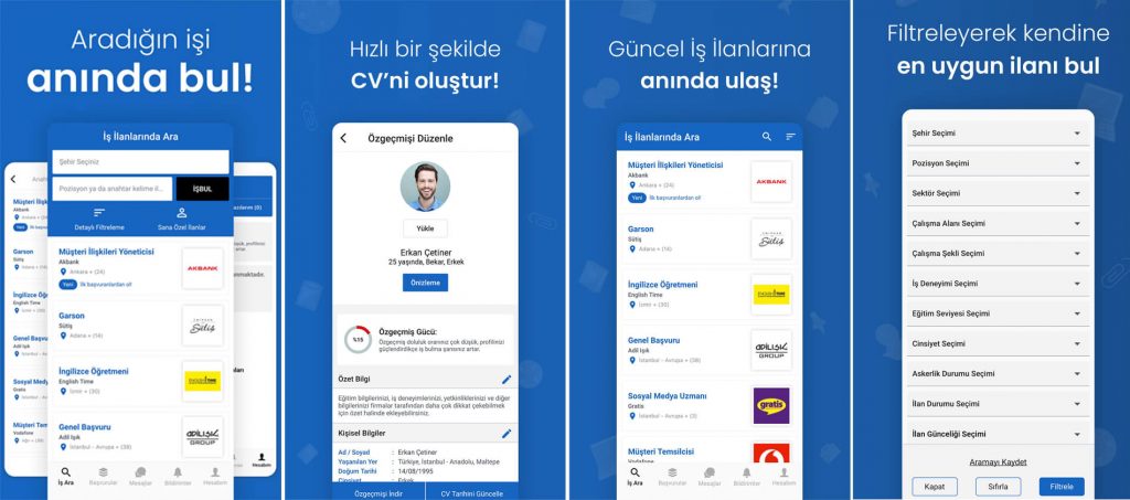 اپلیکیشن کاریابی isbul.net ‏در ترکیه