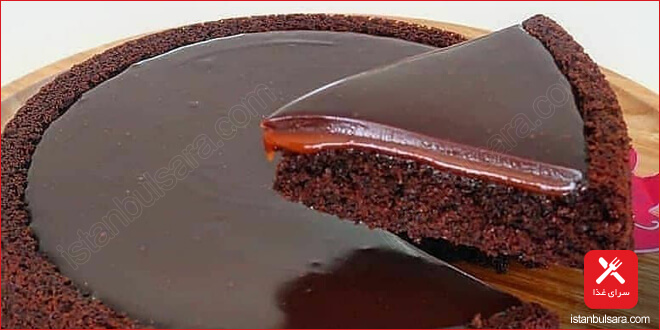 تارت کیک شکلاتی کاراملی