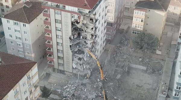 ساختمان های ترکیه کیملیک می‌گیرند